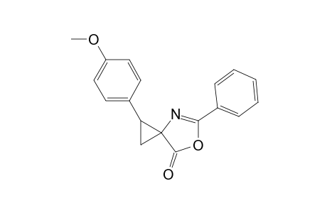 1-(p-methoxyphenyl)-5-phenyl-6-oxa-4-azaspiro[2,4]hept-4-en-7-one