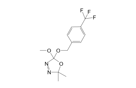 2-(PARA-TRIFLUOROMETHYL)-BENZYLOXY-2-METHOXY-5,5-DIMETHYL-DELTA(3)-1,3,4-OXADIAZOLINE