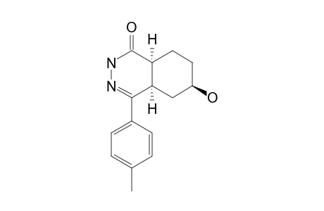 6C-HYDROXY-4-PARA-TOLYL-4AR,5,6,7,8,8AT-HEXAHYDRO-PHTHALAZIN-1-(2H)-ONE