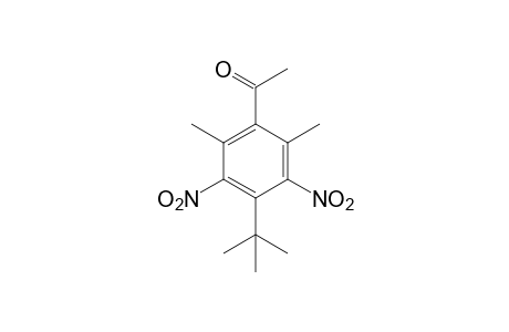 4'-Tert-butyl-2',6'-dimethyl-3',5'-dinitroacetophenone