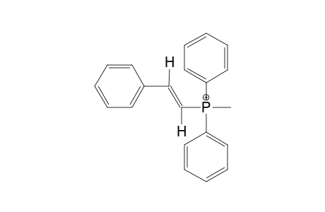 methyl-di(phenyl)-[(E)-2-phenylethenyl]phosphanium