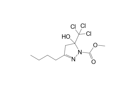 3-N-BUTYL-5-TRICHLOROMETHYL-4,5-DIHYDRO-1H-1-PYRAZOLE-METHYLESTER