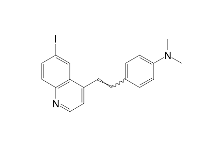 4-[p-(dimethyiamino)styryl]-6-iodoquinoline