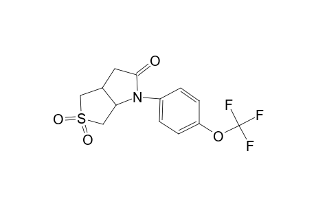 1H-thieno[3,4-b]pyrrol-2(3H)-one, tetrahydro-1-[4-(trifluoromethoxy)phenyl]-, 5,5-dioxide