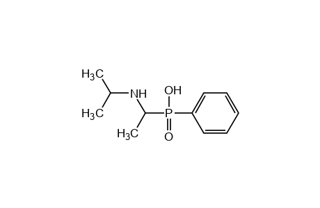 [1-(isopropylamino)ethyl]phenylphosphinic acid