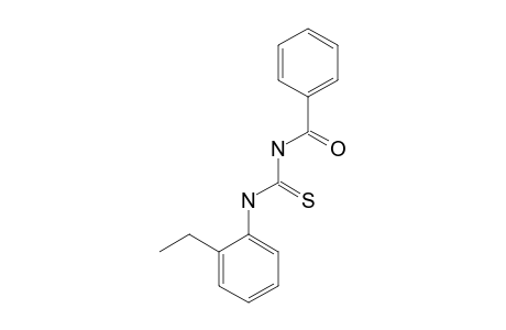 1-benzoyl-3-(o-ethylphenyl)-2-thiourea