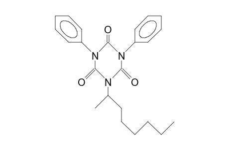 1,3-DIPHENYL-5-(1-METHYLHEPTYL)-s-TRIAZINE-2,4,6(1H,3H,5H)-TRIONE