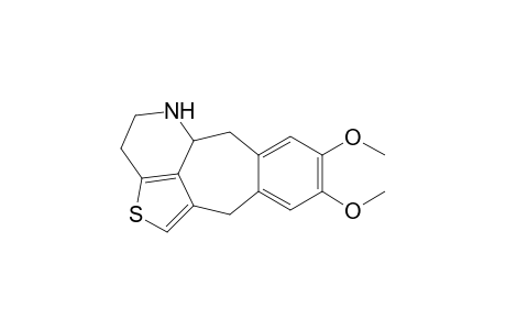 8,9-DIMETHOXY-1,2,3,6,11,11A-HEXAHYDROBENZO-[5,6]-CYCLOHEPTA-[1,2,3-CD]-THIENO-[3,2-C]-PYRIDINE