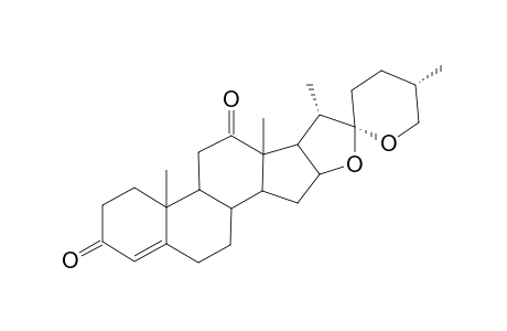 25R-SPIROSTAN-4-ENE-3,12-DIONE