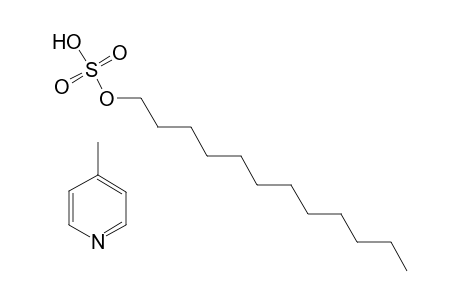 4-picoline, compound with dodecyl sulfate