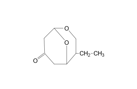 (1R,4R,5S)-4-Ethyl-2,9-dioxa-bicyclo(3.3.1)nonan-7-one