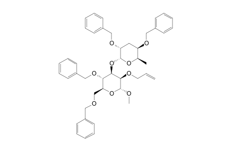 METHYL-2-O-ALLYL-4,6-DI-O-BENZYL-3-O-(2,4-DI-O-BENZYL-3,6-DIDEOXY-ALPHA-D-XYLO-HEXOPYRANOSYL)-ALPHA-D-MANNOPYRANOSIDE