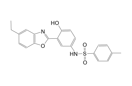 benzenesulfonamide, N-[3-(5-ethyl-2-benzoxazolyl)-4-hydroxyphenyl]-4-methyl-