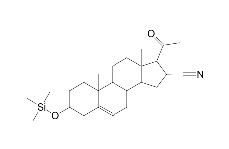 Pregnelone carbonitrile, mono-TMS