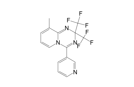 9-Methyl-4-pyridin-3-yl-2,2-bis-trifluoromethyl-2H-pyrido[1,2-a][1,3,5]triazine