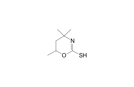 4,4,6-trimethyl-5,6-dihydro-(4H)-1,3-oxazine-2-thiol