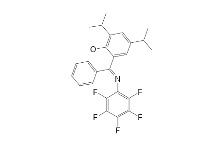 2,4-DI-ISOPROPYL-6-[PHENYL-(PENTAFLUOROPHENYLIMINO)-METHYL]-PHENOL;LIGAND-B