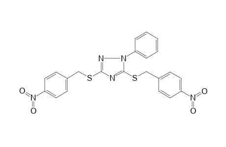 3,5-bis[(4-nitrobenzyl)sulfanyl]-1-phenyl-1H-1,2,4-triazole