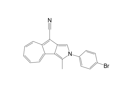 2-(4-bromophenyl)-3-methyl-9-azuleno[1,2-c]pyrrolecarbonitrile