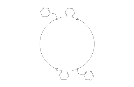 6,25-DIBENZYL-5,6,7,8,9,10,11,12,13,14,15,16,17,18,24,25,26,27,28,29,30,31,32,33,34,35,36,37-OCTAICOSAHYDRODIBENZO-[B,S]-[1,18,5,22]-DIOXADIAZACY