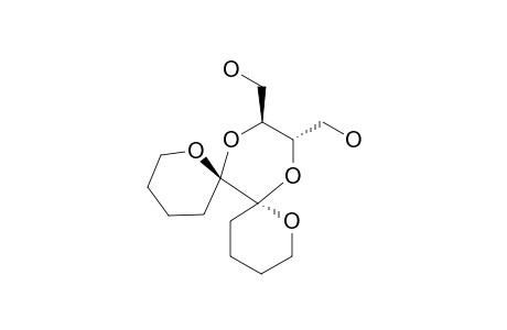 (6R,7R,14S,15S)-1,8,13,16-TETRAOXADISPIRO-[5,0,5,4]-14,15-DIHYDROXYMETHYLHEXADECANE